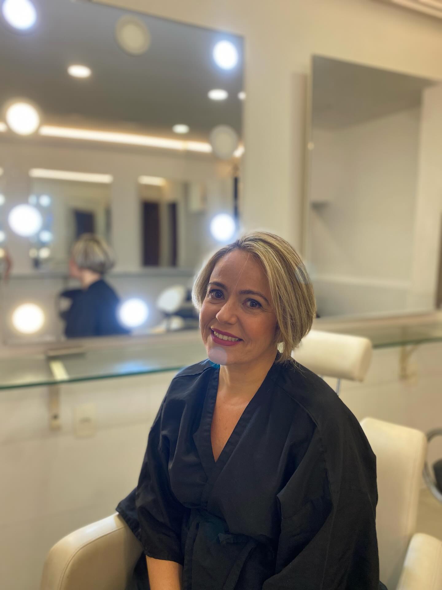 Corte com franja no Inter Model Centro de Beleza, em Botafogo